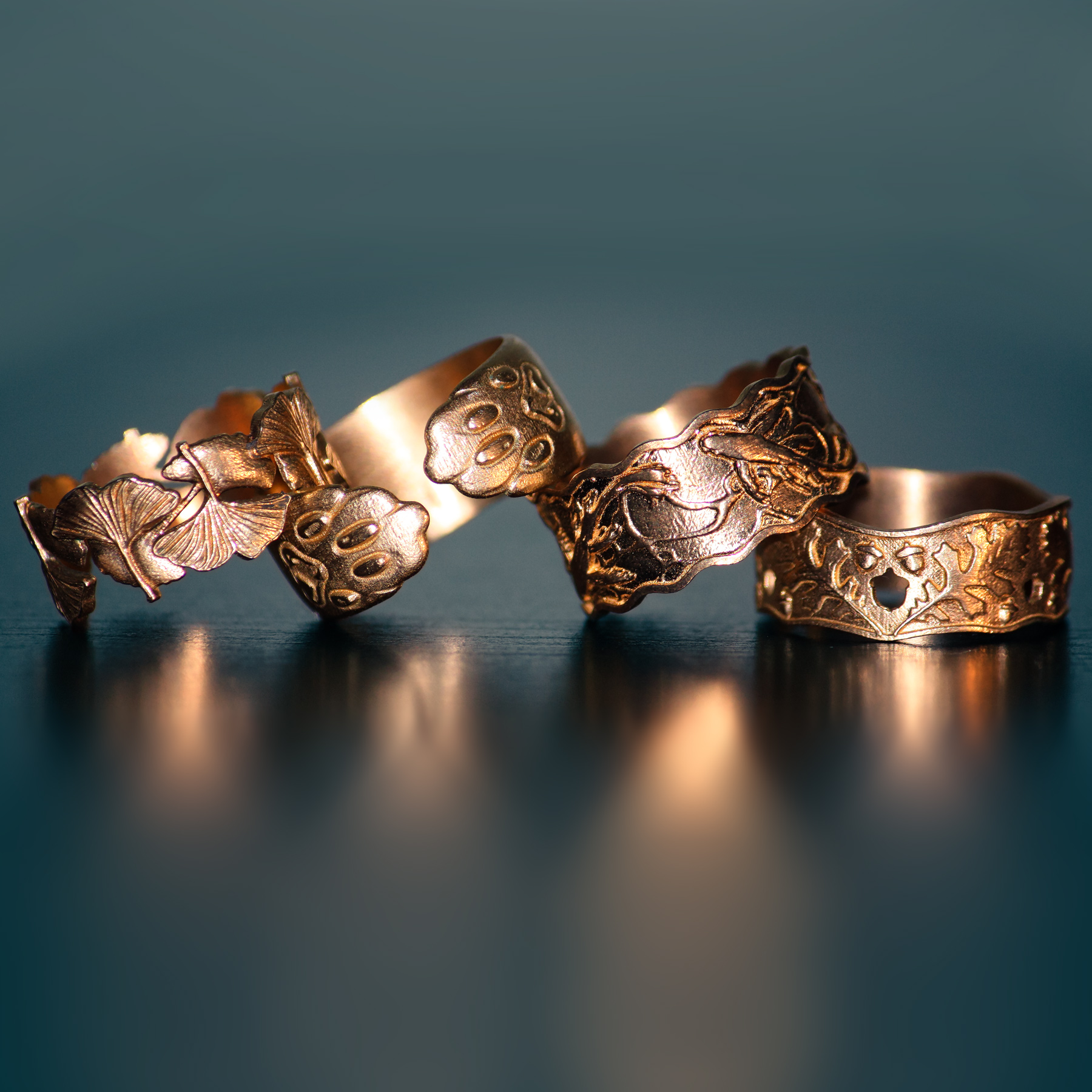 Pattern Ring Design Frieze Pattern Rings - Jess Berlin